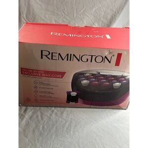 Remington Hair Setter Wax Core Hot Rollers Purple 20pc Ionic Conditioning